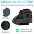 Vive Wedge Post-Op Shoe - Offloading Boot for Heel or Ankle Pain - Medical Foot Recovery for Bone or Soft Tissue