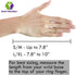 MARS WELLNESS Boxer Fracture Splint, 4th or 5th Metacarpal Splint Hand Brace for Broken Fingers, Small/Medium