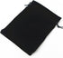 AEAOA Gift Bags, Pack of 25 Pieces, 6" X 4" Velvet Drawstring Jewelry Pouches for Treats and Favors (Black)