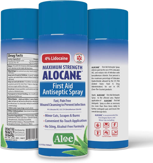 Alocane First Aid Antiseptic Spray, 3.5 Fl Oz