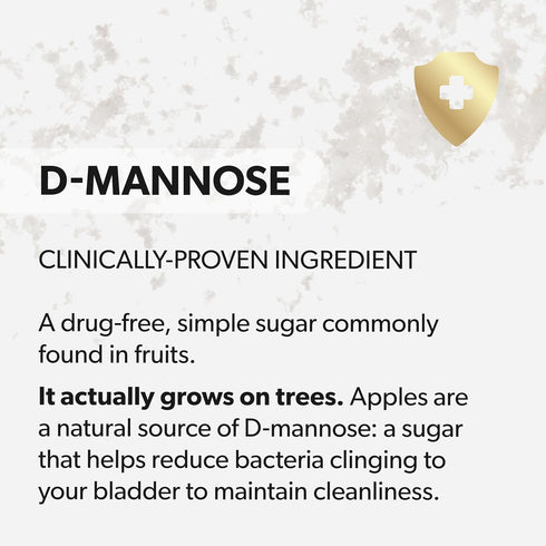 No.1 Recommended 120 Count AZO D Mannose Urinary Tract Health, Cleanse, Flush & Protect The Urinary Tract, Pharmacist