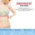 ORTONYX 6.25" Broken Rib Support Brace, Unisex Elastic Chest Wrap Compression Support Belt, Black S/M