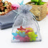 100Pcs Organza Bags with Drawstring, 4x6 Inches Small Mesh Jewelry Candy Pouches for Wedding Party Christmas Favor