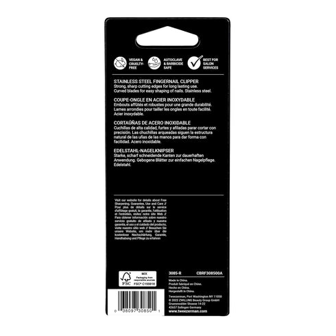 Tweezerman Stainless Steel Fingernail Clipper for Women and Men