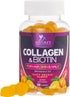 Collagen Peptides, 60 Count, Hair Supplements for Hair Growth Support with Biotin and Vitamin C