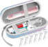 PISIWER Toothbrush Travel Case For Electric Toothbrush, Hard Protective Storage Bags(Milk Grey)