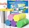 5 Gallon Colored Trash Bags, 150 Count, 0.94 Mil Thick, 18 Liter Garbage Bags for Bathroom, Home, Office