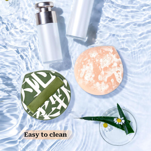 2 Pcs Large Teardrop Powder Puff for Face, Soft Makeup Sponge for Foundation, Concealer, Liquid, and Cream