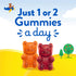 Gummy 2+ Gummy 95-190 190 Gummies L'il Critters Vites Daily Kids Multivitamins Assorted Fruit Flavors for Ages Toddlers