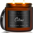 MOASITN Citrus Large Heavenly Scented Candles for Home|19oz 100h Long Lasting Clean