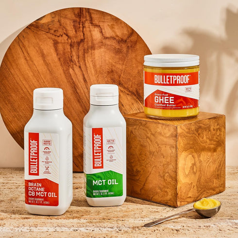 Bulletproof Brain Octane C8 MCT Oil - Travel Size, 3 Ounces, Keto Supplement for Energy and Cravings