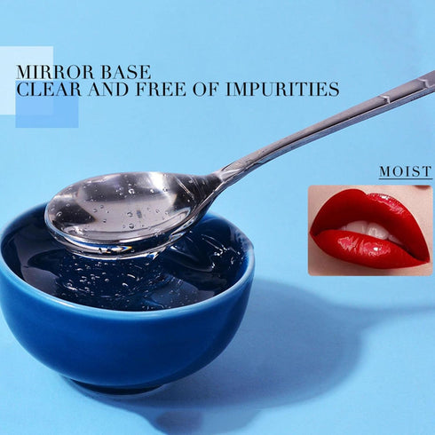 Transparent Lip Gloss, Moisturize Lip Gloss Base Oil for DIY Handmade Lip Balms, 1.69Fl.Oz