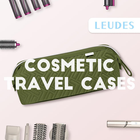 Leudes Hair Tools Travel Bag for Shark Flexstyle - Waterproof Dustproof Organizer for Hair Air Wrap Dryer (Army Green)