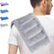 SuzziPad Microwavable Heating Pads for Neck & Shoulder Pain, 7x16 Cramps Relief Heating Pad, Gray
