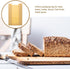 Packaging 100pcs GLEAVI Kraft Paper Bread Bags with Window, Oil-proof Toast Bags Large Yellow Baking Pastry Storage