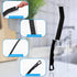2 Pcs Multifunctional Crevice Cleaning Brush Hard Bristle Gap Tool for Bathroom Kitchen Tiles Window Cleaning
