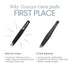 Tweezer Guru Tweezers for Women, Precision Slant-Pointed Eyebrow Tweezer for Facial Hair Removal (Black)
