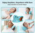 seektik 2026 3-in-1 3 3 Upgraded Neck Massager, Portable Cervical Traction Device, Heat Levels & Vibration Modes