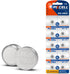 PKCELL 10Pcs LR626 Battery 377 SR626sw Watch Battery 1.5Volt Alkaline AG4 Button Cell