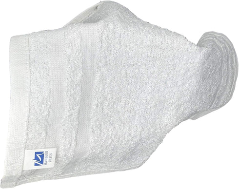 Marquis Mills 60 Pack 12 12 1 Lb Dozen - in x in White Cotton Ribbon Washcloths Rags - Reusable Lt Weight Thin Cloth