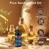 Set, 100% Set 4 10ml Sandalwood, Vetiver, Cinnamon and Rosemary Essential Oil Pure Diffuser Oil Gift for Massage, Soap
