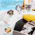12PCS Scrubbing Sponges, Scrubbing Pad for Home and Kitchen, Multiple Purpose Cleaning Pad for Stove, Dish, Bowl, Sink