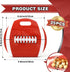 Nuanxinrouju 25pcs Football Snack Bags with Handles Reusable Ziplock Stand-Up Plastic,Party Favors Goodie Treat Bags