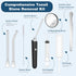 Electronic Vacuum Tonsil Stone Remover - Tonsil Stone Removal Kit with Oral Lamp, Irrigator, 5X Magnifying Mirror