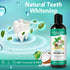 Coconut Mint Oil Pulling, 2 Pack Whitening Mouthwash for Teeth and Gums with Tongue Scraper & Measuring Cup