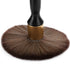 Professional Barber Neck Hair Duster Brush, Ultra Soft Gentle Fiber with Wooden Handle, Large Hair Cutting Brush, Black