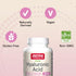 Jarrow Formulas Hyaluronic Acid - 120 mg, 120 Veggie Capsules - Dietary Supplement for Skin Health Support, Up to 60