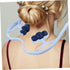 Manual Roller Neck Massager with Ergonomic Micro Curved Wheels for Deep Trigger Portable Home Neck Vertebra Clip