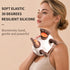 TSDRBWO 4D Neck and Shoulder Massager,Portable Shiatsu Back Massage Hand-Shaped Deep Tissue Kneading Massager with Heat