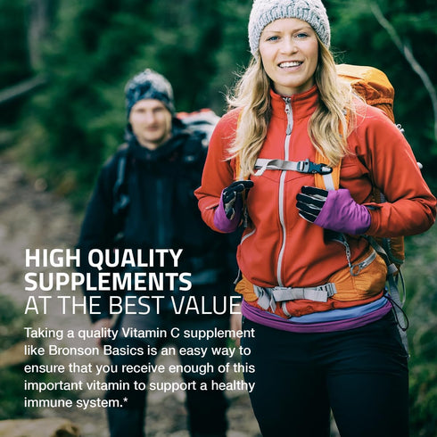 Bronson Vitamin C 500 MG, Supports Immune System & Antioxidant Protection, 250 Vegetarian Tablets