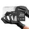 FifthPulse Black Nitrile Medical Gloves, Medium 100 Count Surgical Grade Latex Free Disposable Gloves