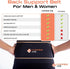 Copper Joe Back Brace for Lower Back Pain Relief, Adjustable Black Velcro Lumbar Support Belt for Sciatica