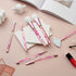 Unicorn Elf Makeup Brush Set, Glitter Foundation, Blush, Eye Shadow Brushes with Liquid Case for Girls