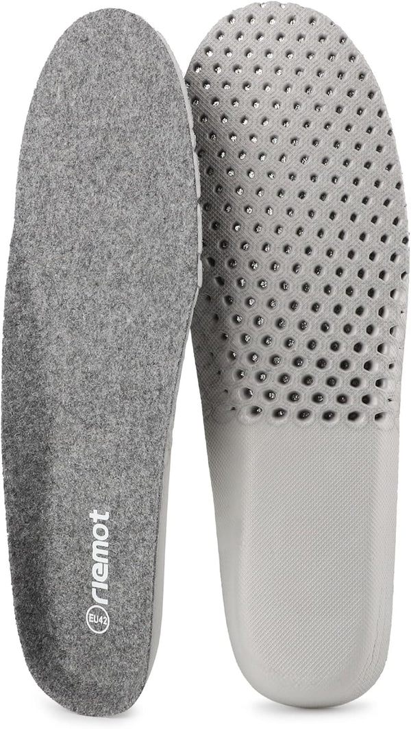 riemot Merino Wool Insoles for Women Breathable Honeycomb Shoe Inserts Comfortable Cushioning
