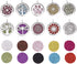 5pcs Mixed Pearl Cage Floating Pendant Aroma Diffuser Necklace Locket Charms Stainless Steel Tone Perfume Essential Oil