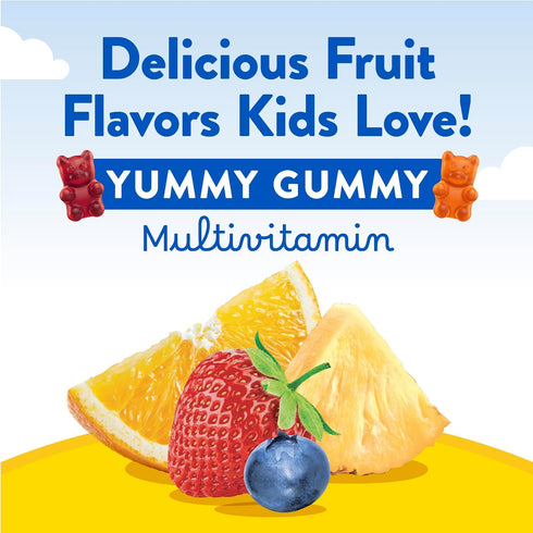 Gummy 2+ Gummy 95-190 190 Gummies L'il Critters Vites Daily Kids Multivitamins Assorted Fruit Flavors for Ages Toddlers
