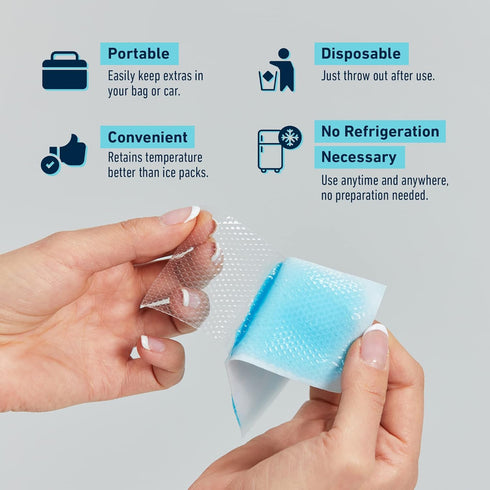 AllSett Health 20 Pack Cooling Patches for Fever, Natural Headache Relief, Soft Gel Sheets, Fever Patch for Kids