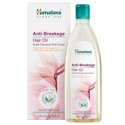 Himalaya Anti-Breakage Hair Oil, Thistle and Amla, 6.76 oz (200 ml) for Damaged Hair