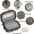 Skonsati 7 Leopard Cheetah Print Weekly Pill Organizer Pill Caes Bag Day Medicine Container Case with Removable Pill