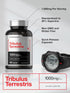 Horbaach Tribulus Terrestris | 1000mg | 180 Capsules | Non-GMO & Gluten Free Supplement for Men and Women