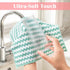 QFGasre 100 Pack 10" 10" Microfiber Cleaning Cloth, Soft Absorbent Rags x Kitchen Towels Double-Sided Wash Cloths