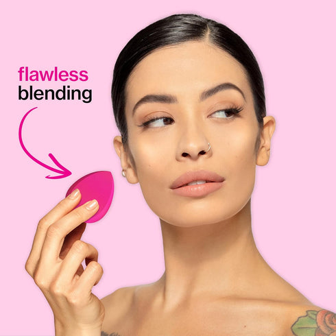 wet n wild Double Tap Makeup Sponge Set, Foundation Blending Beauty Sponge for Liquid, Cream, and Powder