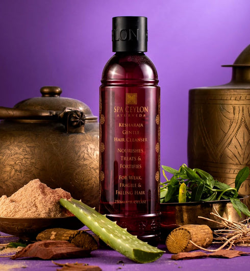 SPA CEYLON Kesharaja Gentle Hair Cleanser|Moisturizing| Hair Hygiene|Sulfate-Free Hair Care for Weak Fragile & Falling Hair