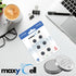 MaxyCell CR1620 3V DL1620 ECR1620 (6 Pack) Lithium Coin Cell Battery High-Capacity Long-Lasting Reliable Power