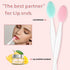 Silicone Lip Scrub Brush, Lip Exfoliator Tool for Dark Lips