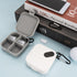 2 Pack Portable Ear Plug Carrying Cases, Waterproof Earplug Case with Keychain, Travel Carry Case for Earplugs